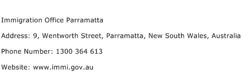 Immigration Office Parramatta Address Contact Number