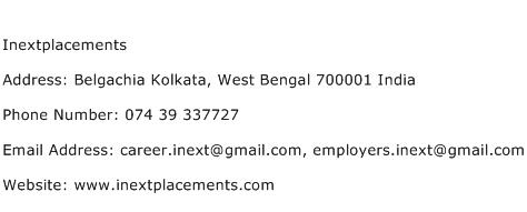 Inextplacements Address Contact Number