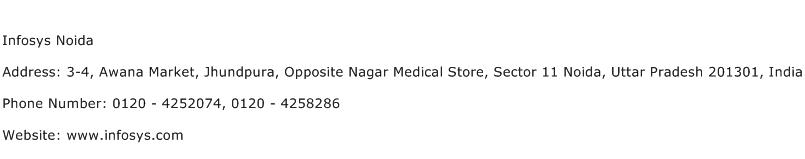 Infosys Noida Address Contact Number