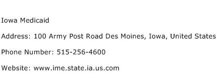 Iowa Medicaid Address Contact Number