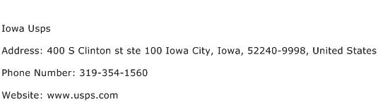 Iowa Usps Address Contact Number