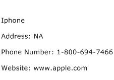 Iphone Address Contact Number