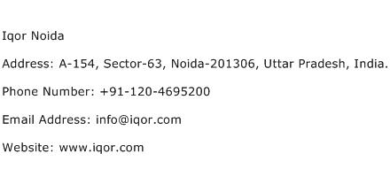 Iqor Noida Address Contact Number