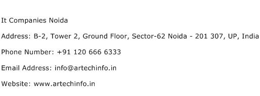 It Companies Noida Address Contact Number