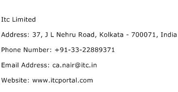 Itc Limited Address Contact Number