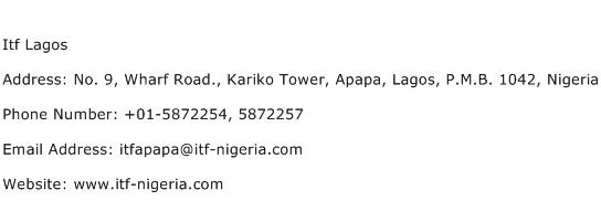 Itf Lagos Address Contact Number
