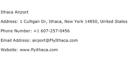 Ithaca Airport Address Contact Number