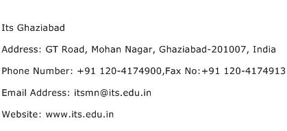 Its Ghaziabad Address Contact Number