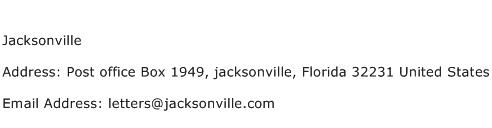 Jacksonville Address Contact Number