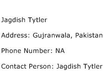 Jagdish Tytler Address Contact Number