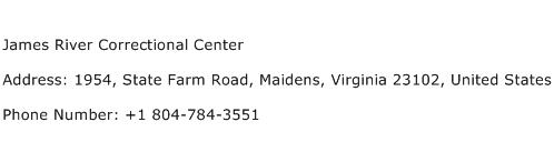James River Correctional Center Address Contact Number