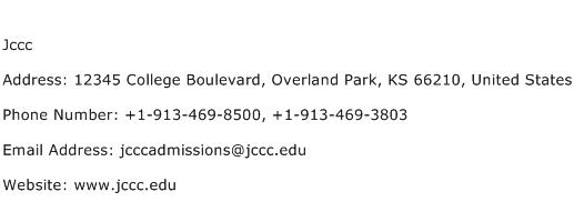 Jccc Address Contact Number