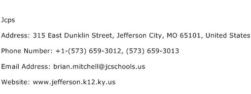 Jcps Address Contact Number