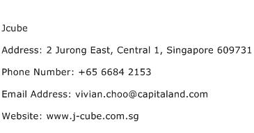 Jcube Address Contact Number