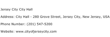 Jersey City City Hall Address Contact Number