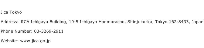 Jica Tokyo Address Contact Number