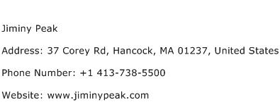 Jiminy Peak Address Contact Number