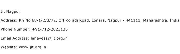 Jit Nagpur Address Contact Number