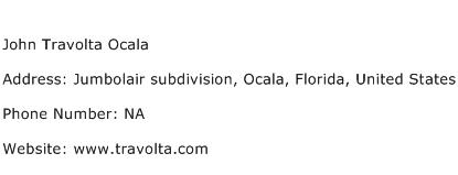 John Travolta Ocala Address Contact Number