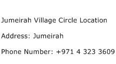 Jumeirah Village Circle Location Address Contact Number