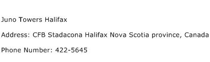 Juno Towers Halifax Address Contact Number