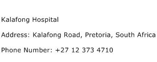 Kalafong Hospital Address Contact Number