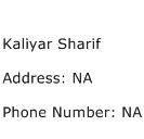 Kaliyar Sharif Address Contact Number