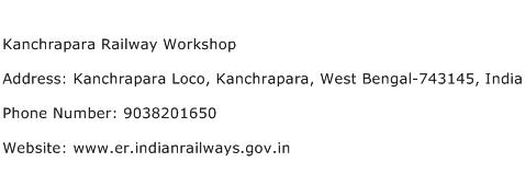 Kanchrapara Railway Workshop Address Contact Number