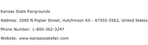 Kansas State Fairgrounds Address Contact Number