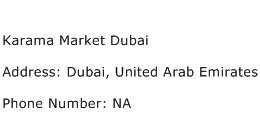 Karama Market Dubai Address Contact Number