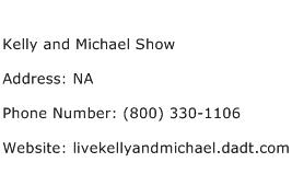Kelly and Michael Show Address Contact Number