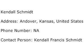 Kendall Schmidt Address Contact Number