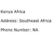 Kenya Africa Address Contact Number