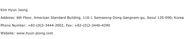 Kim Hyun Joong Address Contact Number Of Kim Hyun Joong