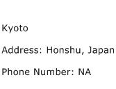 Kyoto Address Contact Number