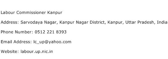 Labour Commissioner Kanpur Address Contact Number