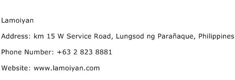 Lamoiyan Address Contact Number