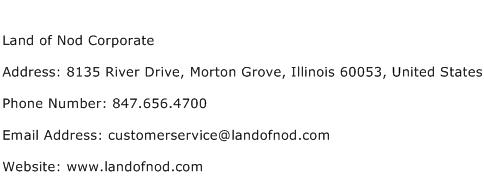 Land of Nod Corporate Address Contact Number