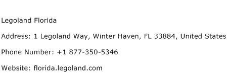 Legoland Florida Address Contact Number
