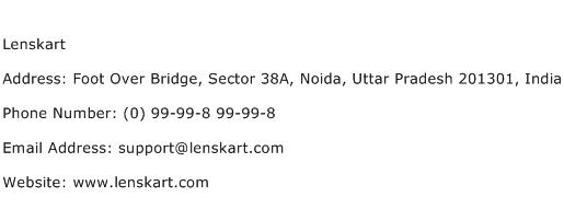 Lenskart Address Contact Number