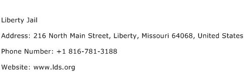 Liberty Jail Address Contact Number