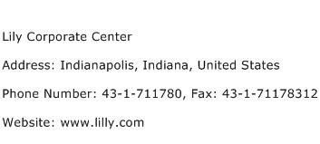 Lily Corporate Center Address Contact Number