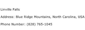 Linville Falls Address Contact Number
