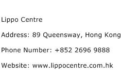 Lippo Centre Address Contact Number