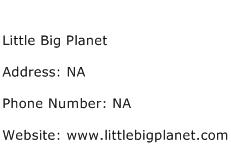 Little Big Planet Address Contact Number