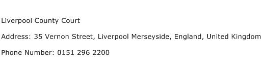 Liverpool County Court Address Contact Number