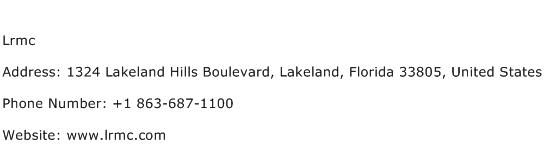 Lrmc Address Contact Number