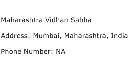 Maharashtra Vidhan Sabha Address Contact Number