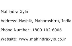 Mahindra Xylo Address Contact Number