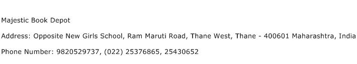 Majestic Book Depot Address Contact Number